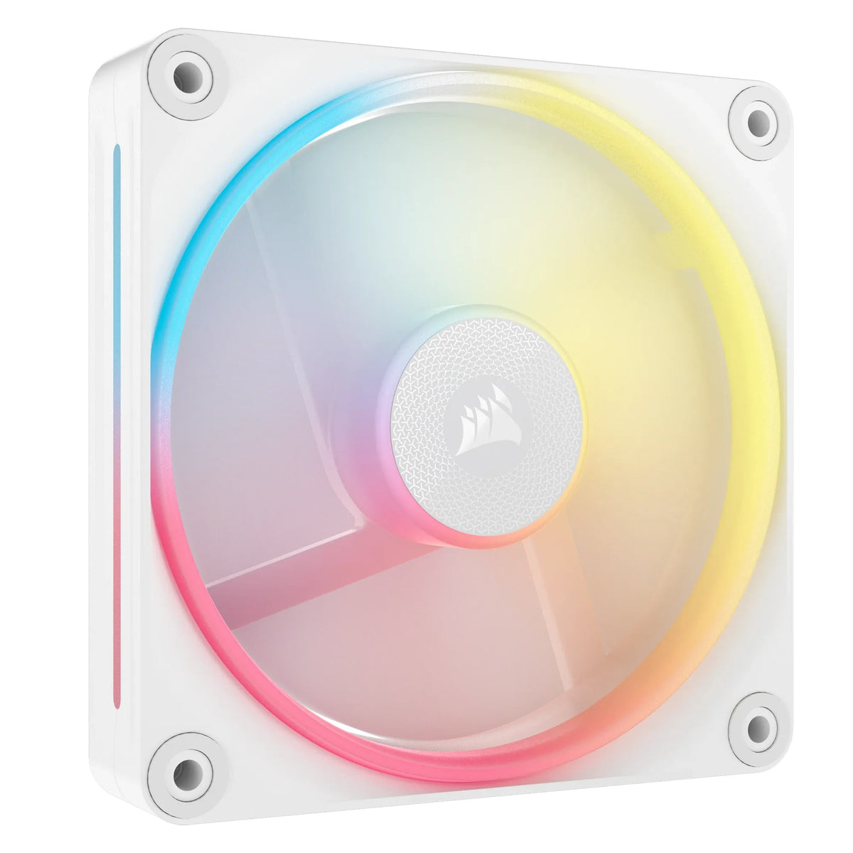 CORSAIR LX-R RGB Series; iCUE LINK LX120-R RGB White; 120mm RGB Fan; Single Fan.