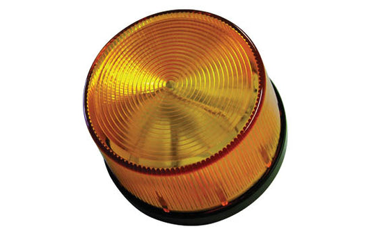 Strobe Light - amber, 12VDC, LED or Xenon bulb