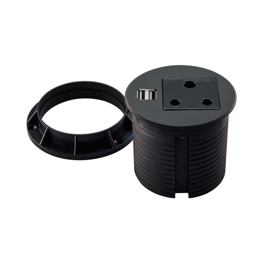 1 x 16a, 1 x 2usb (2.1amp) Charger - 90mm -olympus — Radiant | Guards on Duty Shop