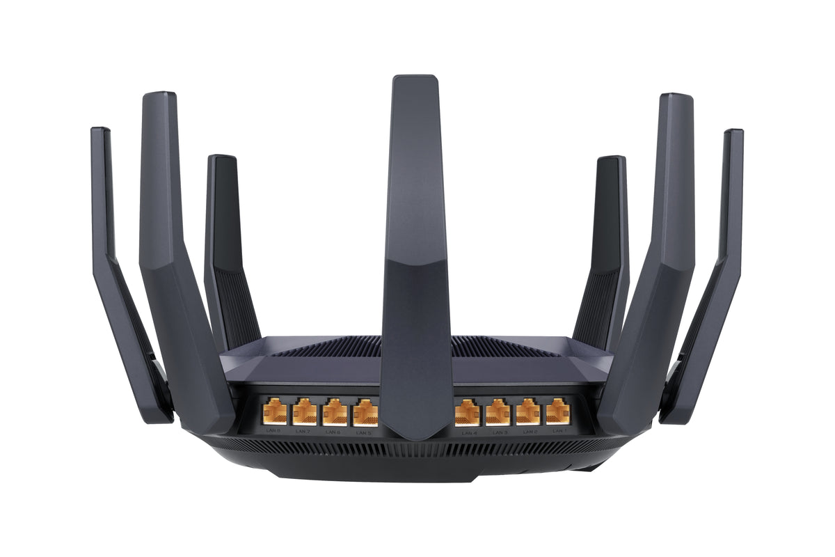 ASUS ROUTER/Gaming/2.4GHz 4x4up to1148Mbps/5GHz 8x8up to 4808Mbps/1xWAN/8xLAN/1xUSB/1xSFP/AiMesh/AiProtection/VPN90IG04J1-BM3010