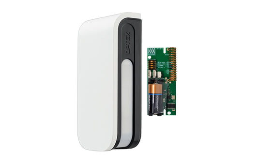 Optex Shield Wireless Long Range PIR Detector - wireless excl. TX, 12m detection area on both sides, 4 PIR tech, IP55-Including full Ricochet Wireless TX(Elite Panels Only)