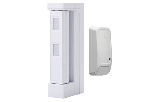 Optex Wireless 5m Curtain Outdoor Detector, AM - anti masking, detection length 2m or 5m, 190° horizontal swivel, excl. TX, IP55-Including DSC w/less TX
