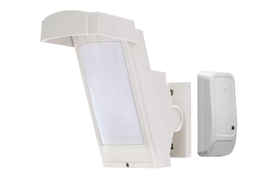 Optex Wireless Outdoor High Mount PIR Detector, AM - anti masking, 2.5 to 3m mounting height, pet friendly, 12m x 85°, 94 zones, IP55-Including DSC w/less TX