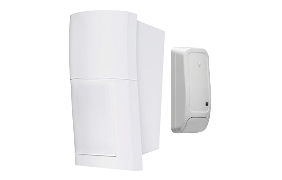 Optex Wide Angle Wireless Quad Zone PIR &Microwave - 12 x 15m 120° multi level pattern selection, pet alley, IP54-Including DSC w/less TX