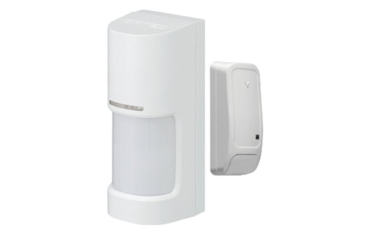 Optex Wireless 180° Low Mount Outdoor PIR Detector - 12m x 180° PIR coverage, independent left and right detection zones, IP55-Including DSC w/less TX