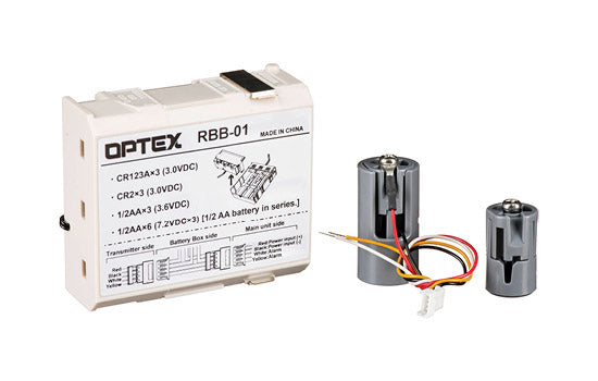Optex Optional Battery Box - for use on the VXS/VXI-R/RAM/RDAM to extend battery life