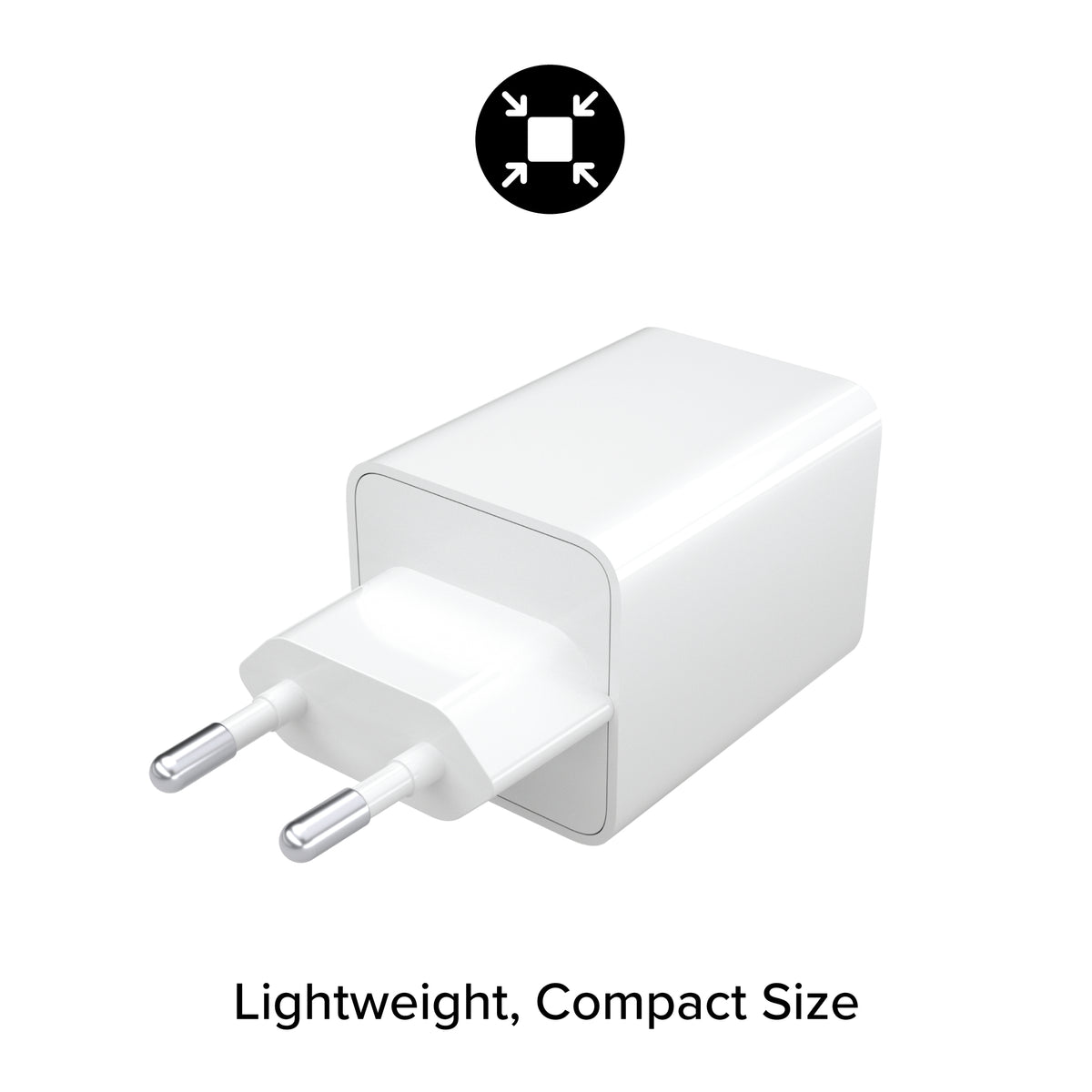 mophie-Essentials-Power Adapter-Dual USB-C-PD-50W-White-EU