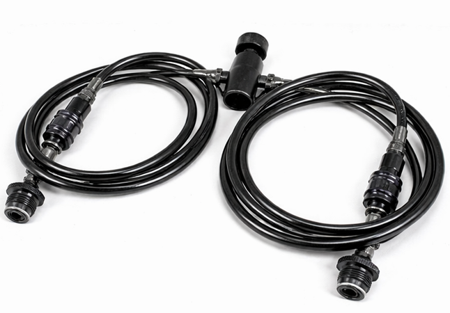 Paintball Remote Coil Line with Dual ASA