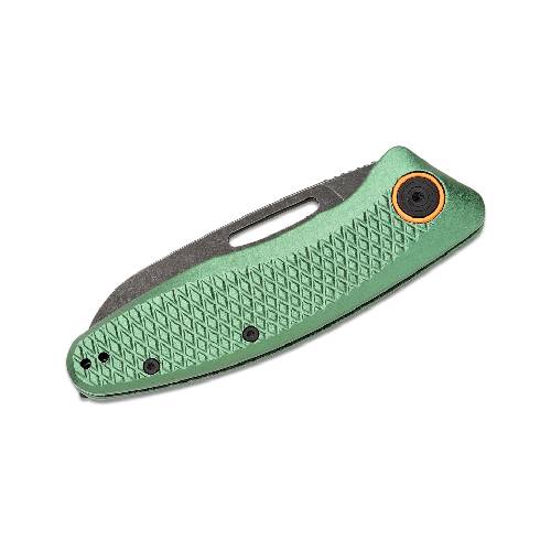 Black FOX Feresa Folding Knife D2 Black PTFE Stone Washed Blade - BF-762 OD