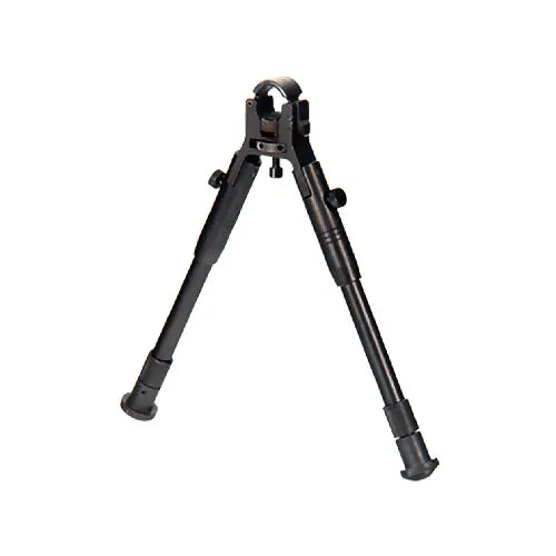 UTG New Gen Reinforced Clamp On Bipod, Rubber Feet, Cent HT 8.7"-10.2" - TL-BP08S-A