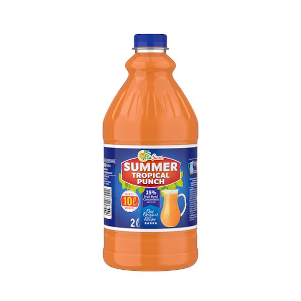 6 X 2L VITA SUN SUMMER TROPICAL PUNCH (Sold 6 X 2 L Per Case) Vita Sun Summer TROPICAL PUNCH 2L