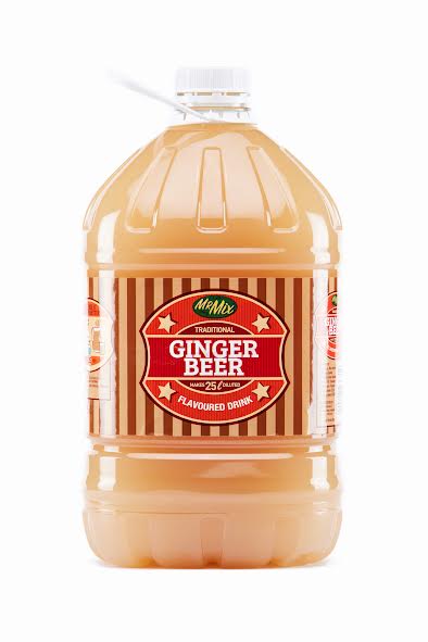 2 X 5L MR MIX 2L Ginger Beer (Sold 2 X 5 L Per Case) Mr Mix Ginger Beer 5L