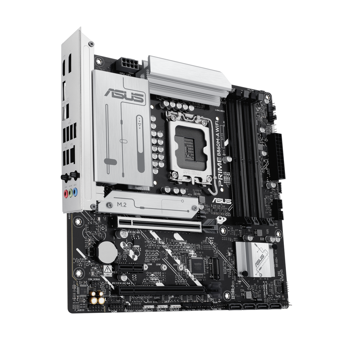 ASUS Motherboard/mATX/LGA1851/4xDDR5/Max.256GB/2xM.2/4xSATA/1xPCIe5*16/1xPCIe4*16/1xPCIe4*1/1xHDMI/2xDP/RAID