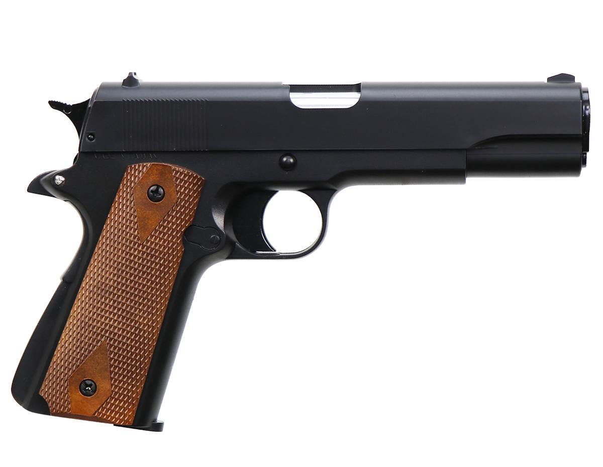 HFC 1911A1 Green Gas Airsoft Pistol - Black HG121B