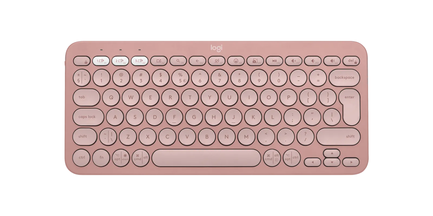 Logitech(R) Pebble Wireless Keys 2 K380s - Tonal Rose - Guards On Duty Shop & Security Guards