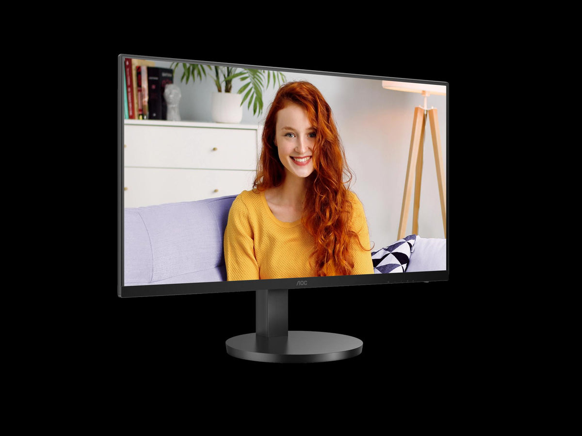 AOC-U27B3CF B3 Monitor|27 Inch|4ms (GtG)|4K UHD|USB-C|3840*2160 60Hz|350nits|HDMI+DP|Internal PSU|HAS;Tilt; SPKs|3YR