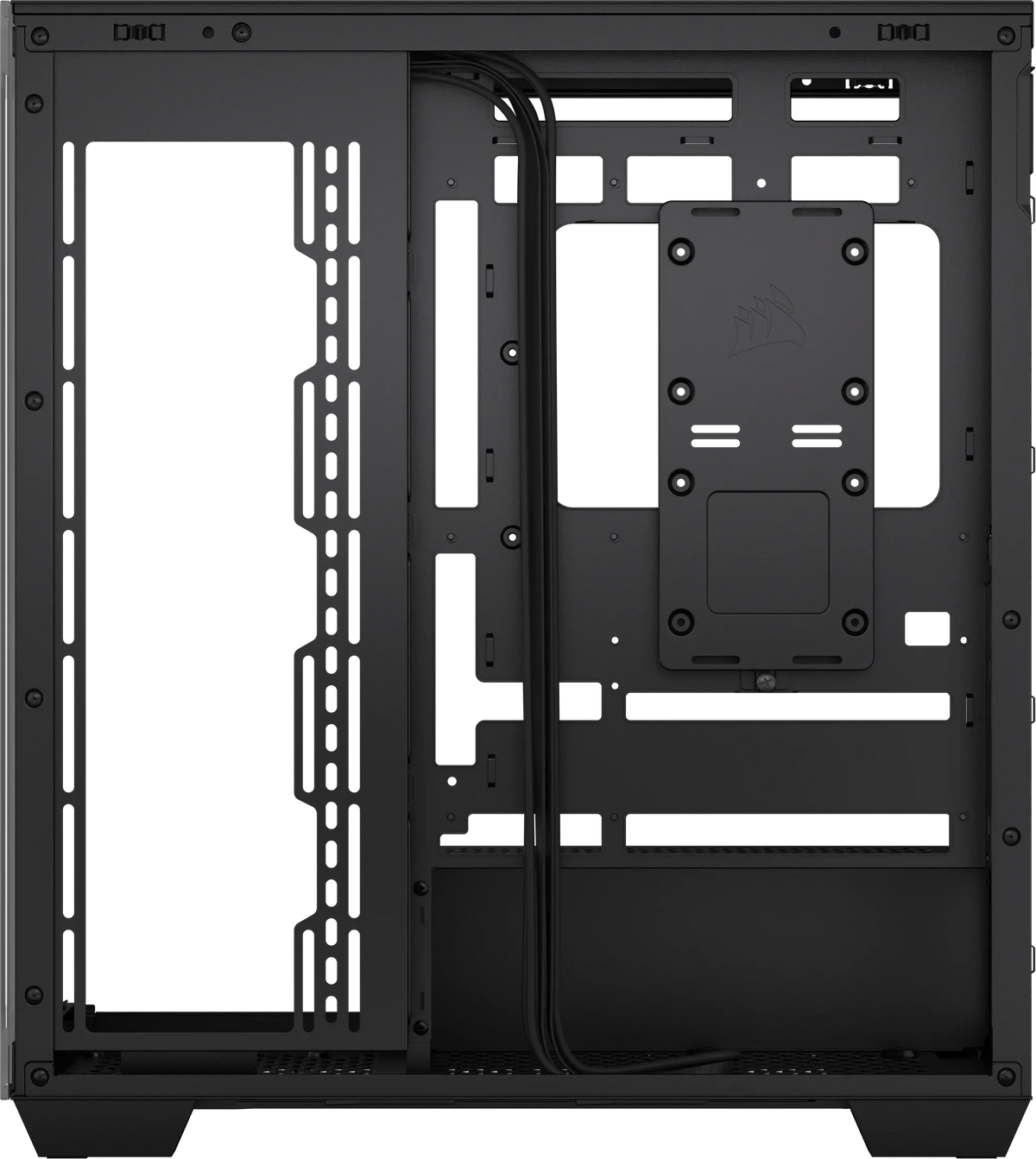 3500X Tempered Glass Black Mid-Tower PC Case; 2x 3.5'' | 2x 2.5'' Drive Bays; Up to 360mm Radiator compatible