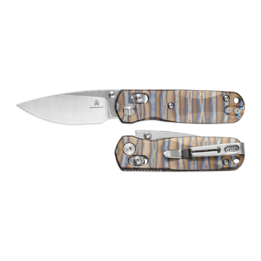 Bestechman Sprite BMK21C Flamed Titanium Handle Folding Knife