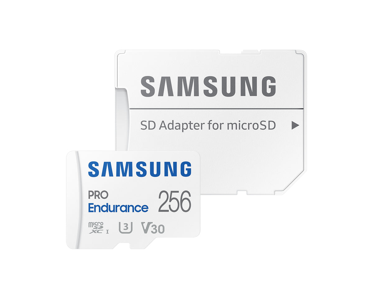 Samsung MB-MJ256KA PRO Endurance microSDXC 256GB Memory Card; Read : up to 100MB/s Write : 40MB/s* Read/Write speed with UHS-I (