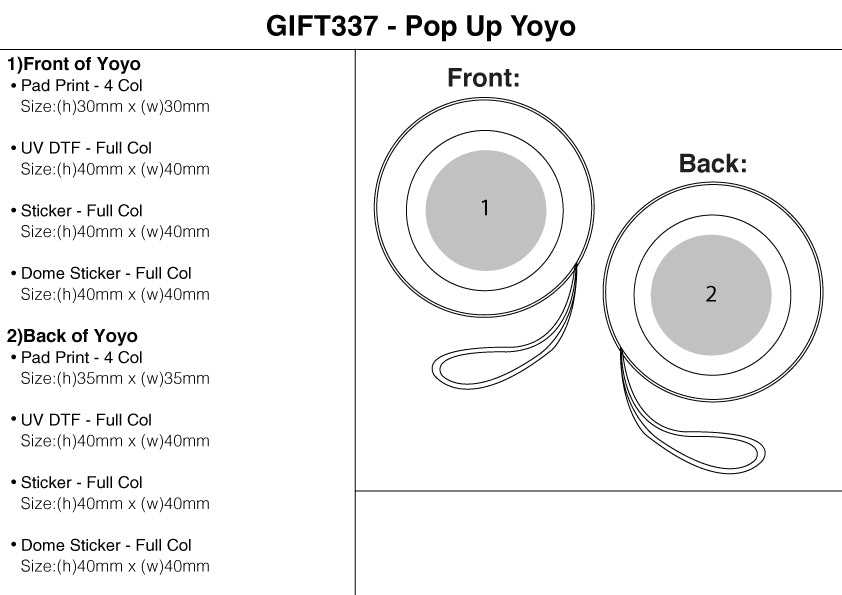 Pop Up YoYo