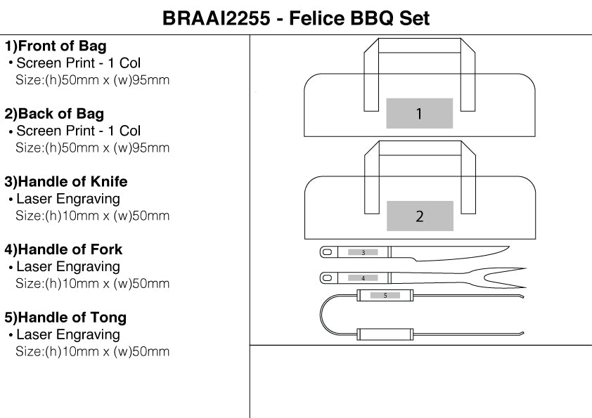 Felice BBQ Set