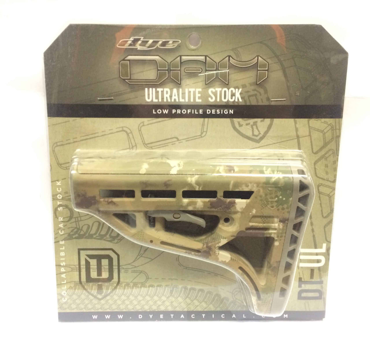 Dye DAM Paintball Marker Ultralite Stock Camo