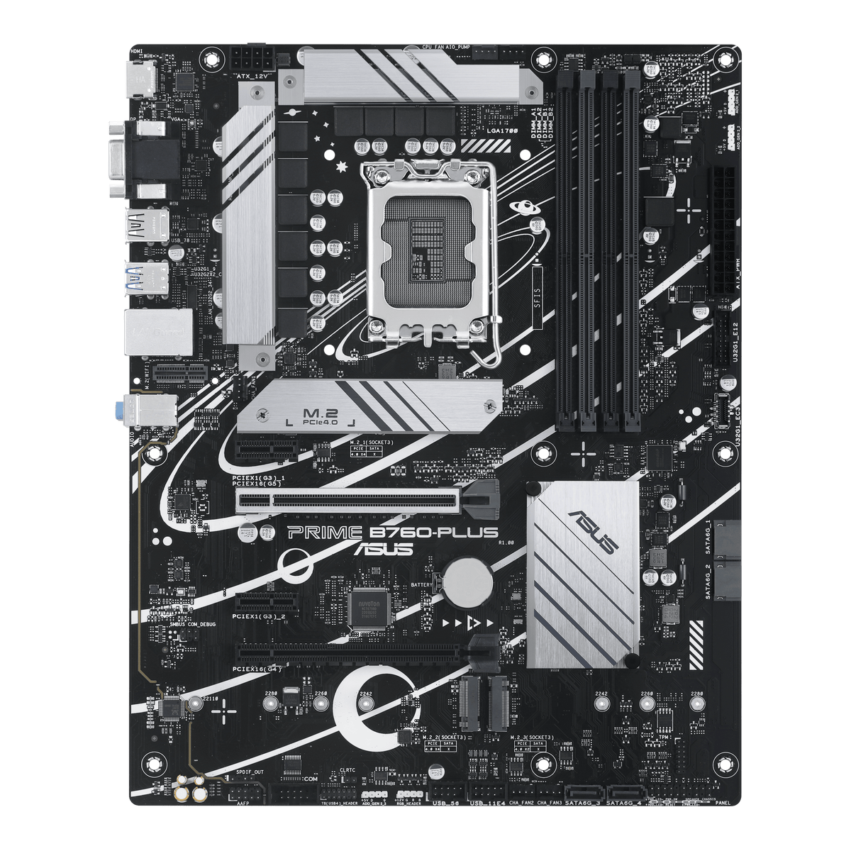 ASUS Motherboard/ATX/LGA1700/DDR5/4xDIMM/Max.192GB/1xDP/1XHDMI/1xVGA/1xPCIe5x16/1xPCIe4x16/2xPCIe3x1/3xM.2/4xSATA/RAID.
