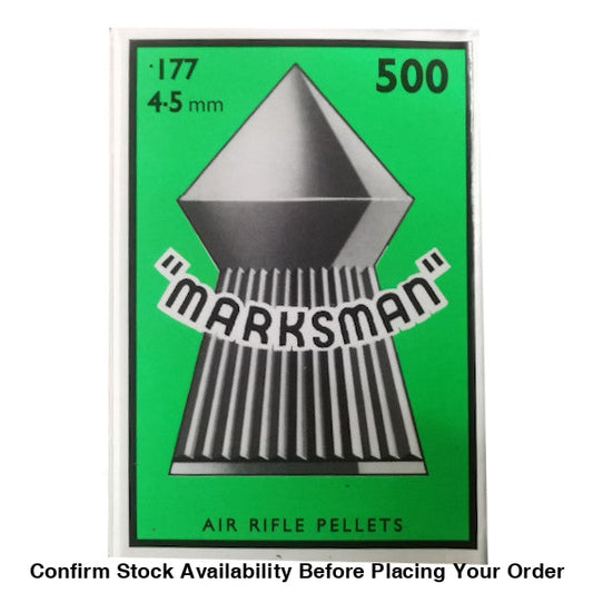 10 X Marksman.177 Cal Pointed Pellets 500’s (Bulk 10 Box Buy) Marksman.177 Cal Pointed Pellets 500’s