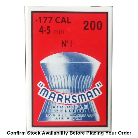 10 X Marksman.177 Cal Round Pellets 200’s (Bulk 10 Box Buy) Marksman.177 Cal Round Pellets 200’s