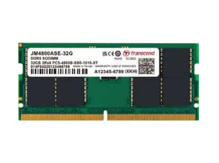 TRANSCEND JET MEMORY 32 GB DDR5-4800 SO-DIMM 2RX8 CL40