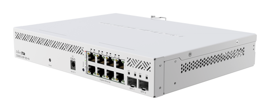 MikroTik Cloud Smart Switch 8 Port PoE 2 SFP+ desktop enclosure | MT-RBCSS610-8P-2S+IN