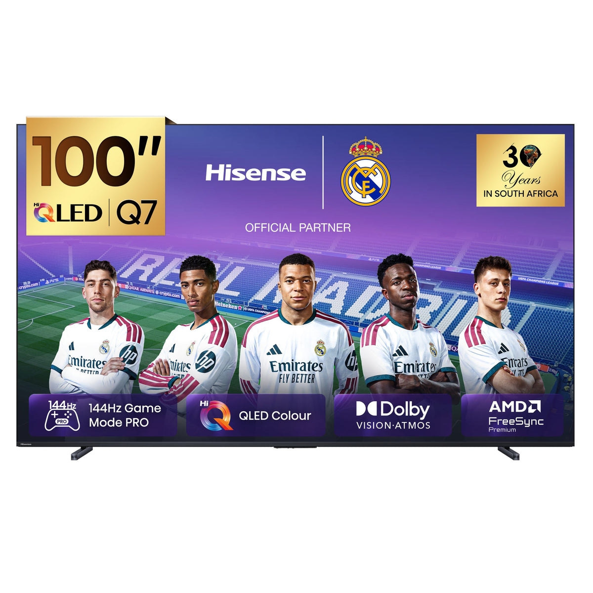 HISENSE LEDN100Q7Q 100 inch QLED 144HZ 4K SMART TV