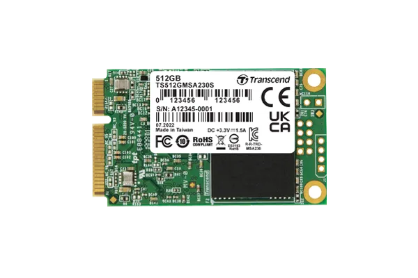 TRANSCEND 512GB MSA230 MSATA SSD