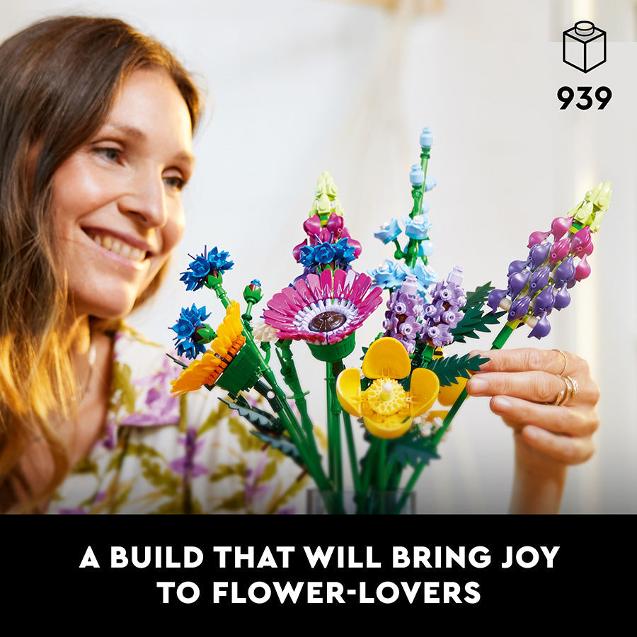 LEGO® ICONS Botanicals Wildflower Bouquet Building Set 10313