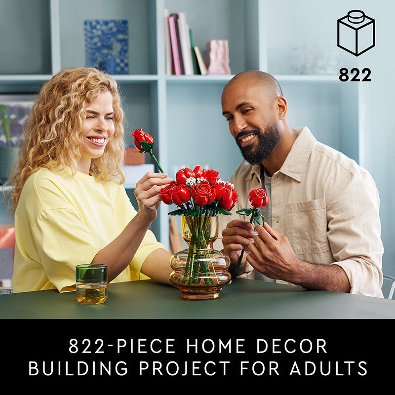 LEGO® ICONS Botanicals Bouquet of Roses Building Kit 10328