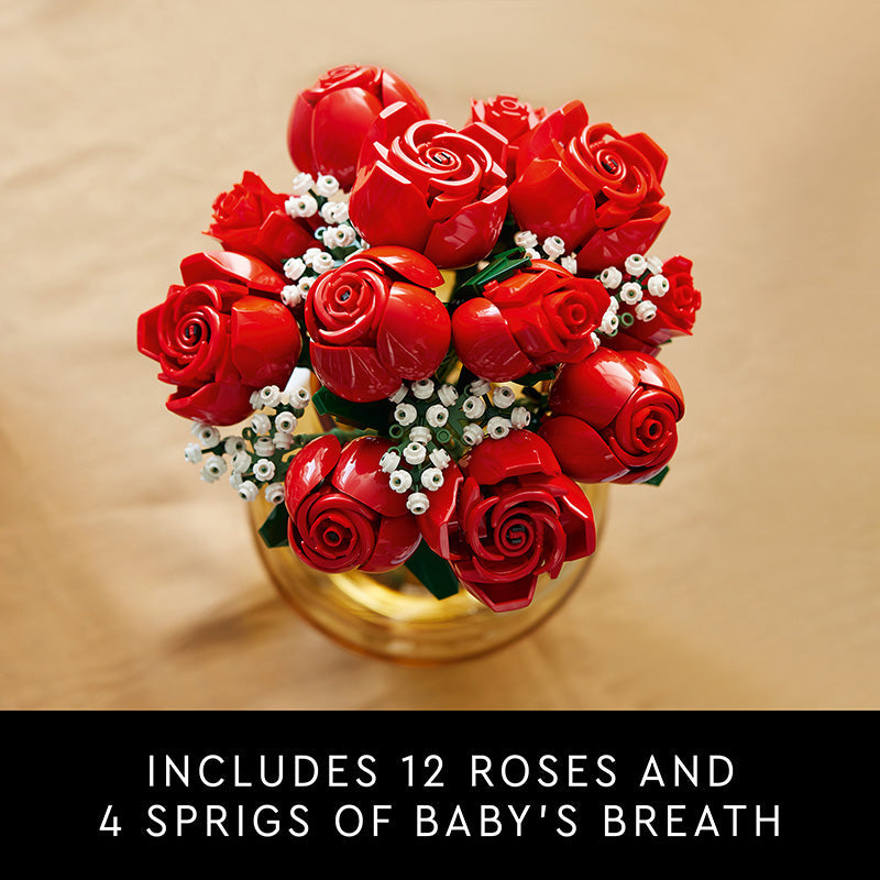 LEGO® ICONS Botanicals Bouquet of Roses Building Kit 10328
