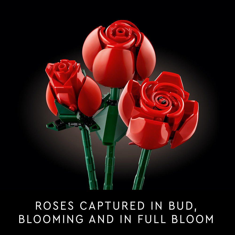 LEGO® ICONS Botanicals Bouquet of Roses Building Kit 10328