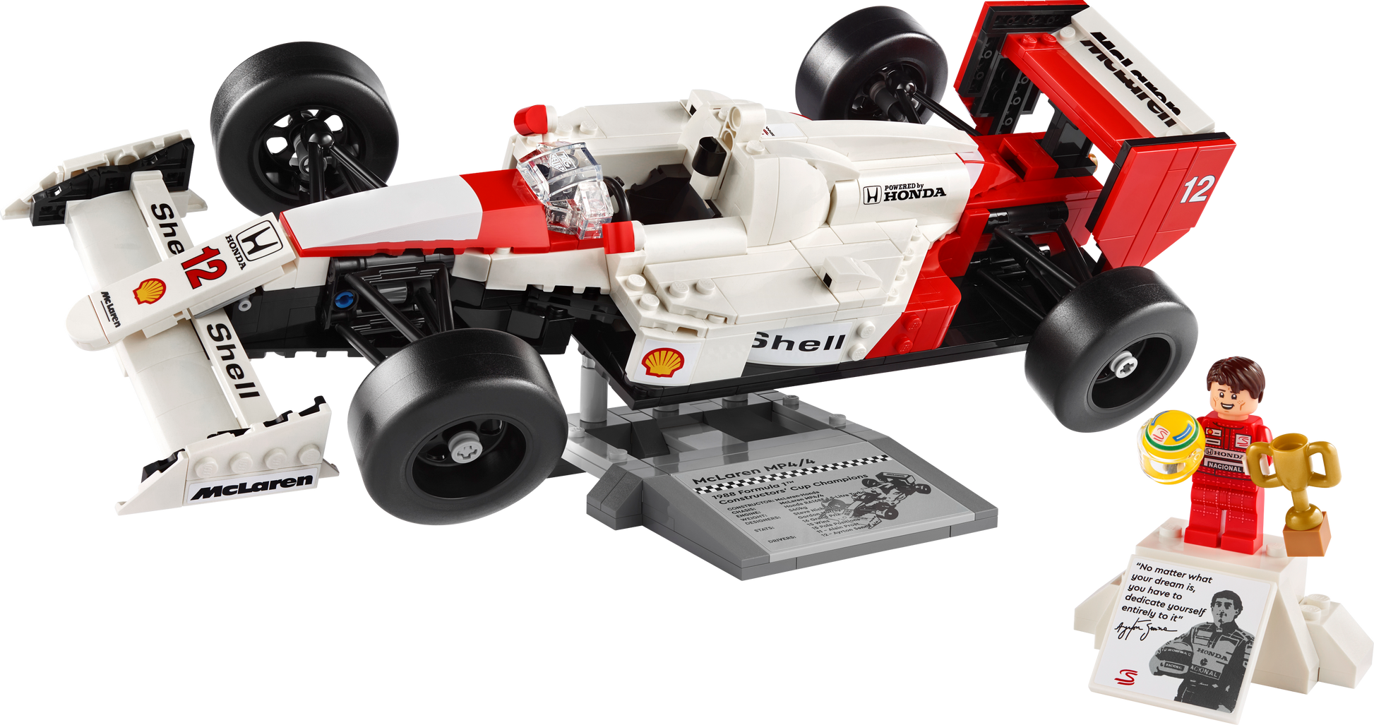 LEGO McLaren MP4/4 & Ayrton Senna — Set 10330
