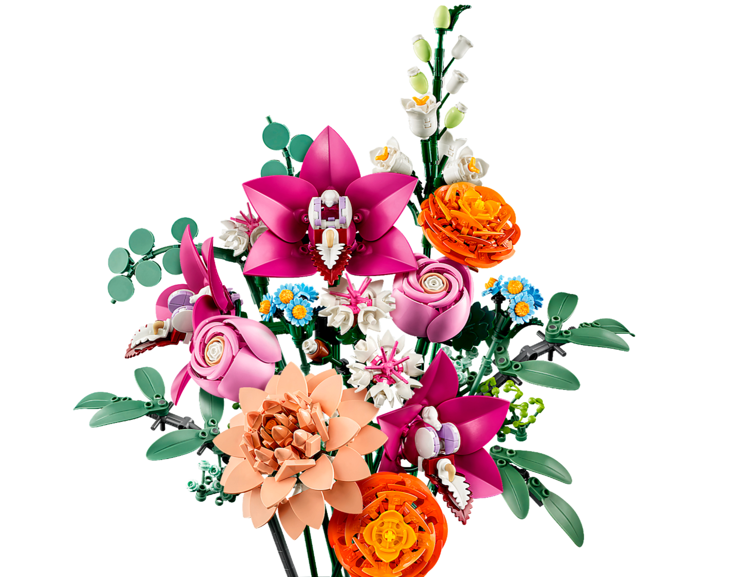 LEGO Pretty Pink Flower Bouquet — Set 10342