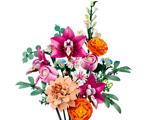 LEGO Pretty Pink Flower Bouquet — Set 10342