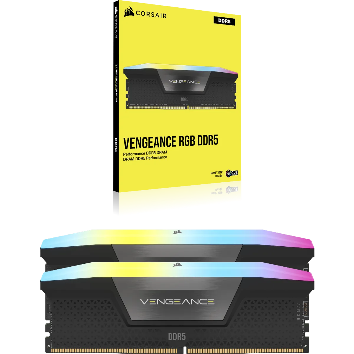 Corsair VENGEANCE® RGB 48GB (2 x 24GB) DDR5 DRAM 7000MHz C40 Memory Kit; 40-52-52-114; 1.4V