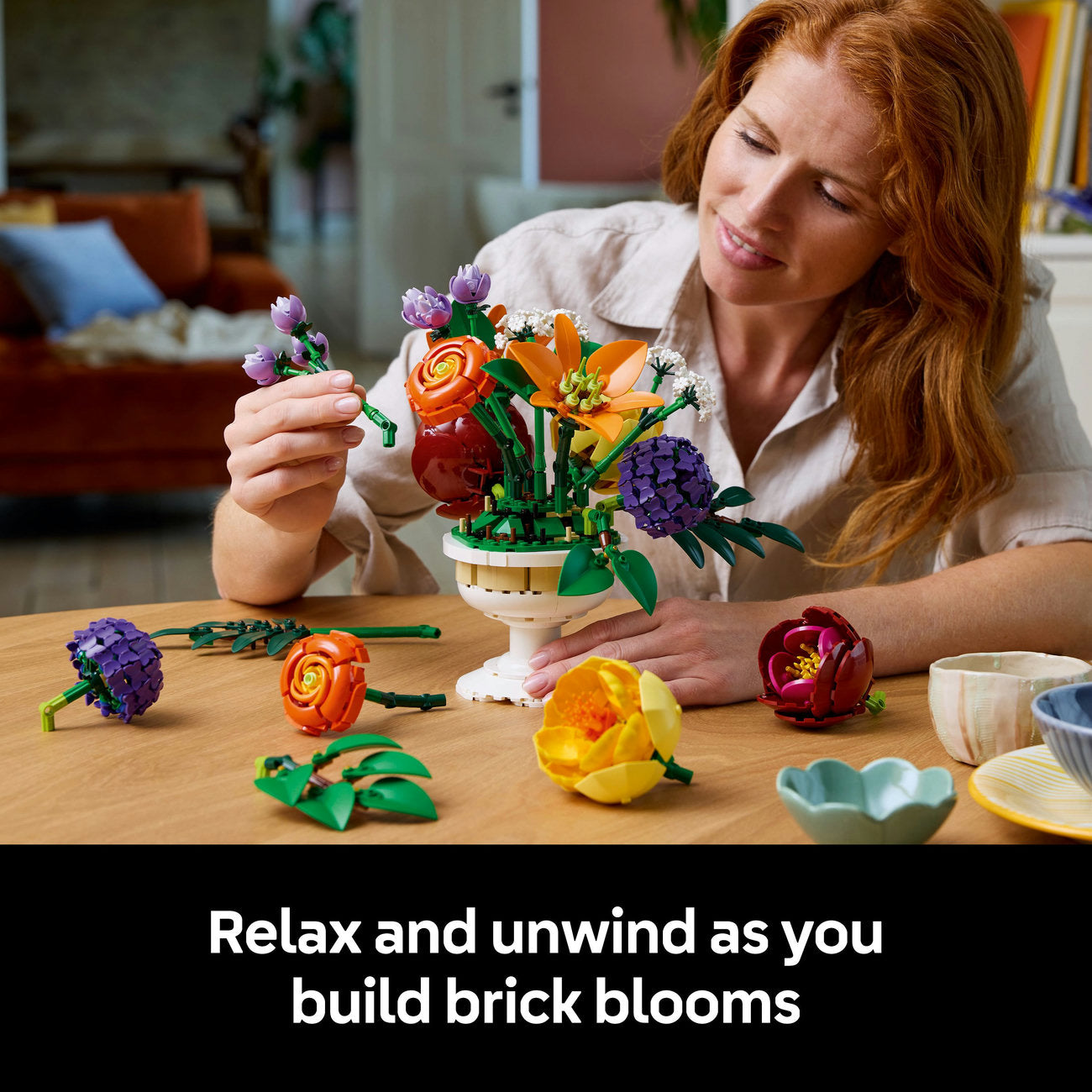 LEGO® ICONS Botanicals Flower Arrangement Floral Home Decor 10345