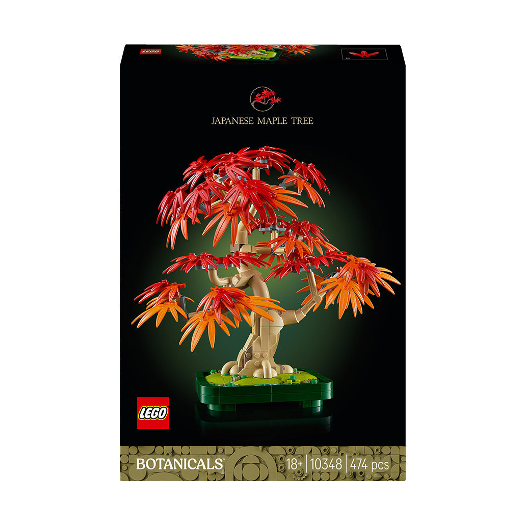 LEGO® ICONS Botanicals Japanese Red Maple Bonsai Tree Plant Decor Set 10348