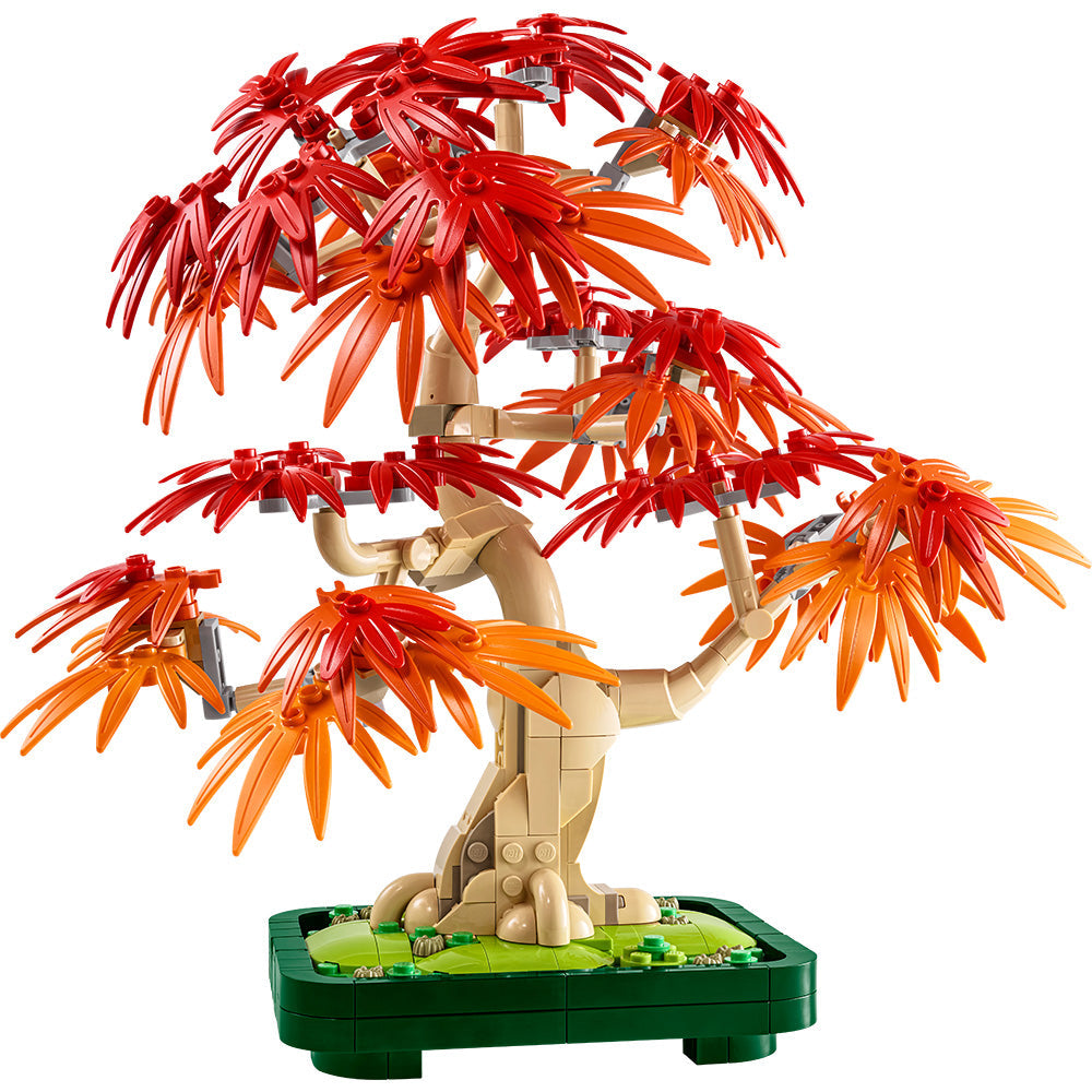 LEGO® ICONS Botanicals Japanese Red Maple Bonsai Tree Plant Decor Set 10348