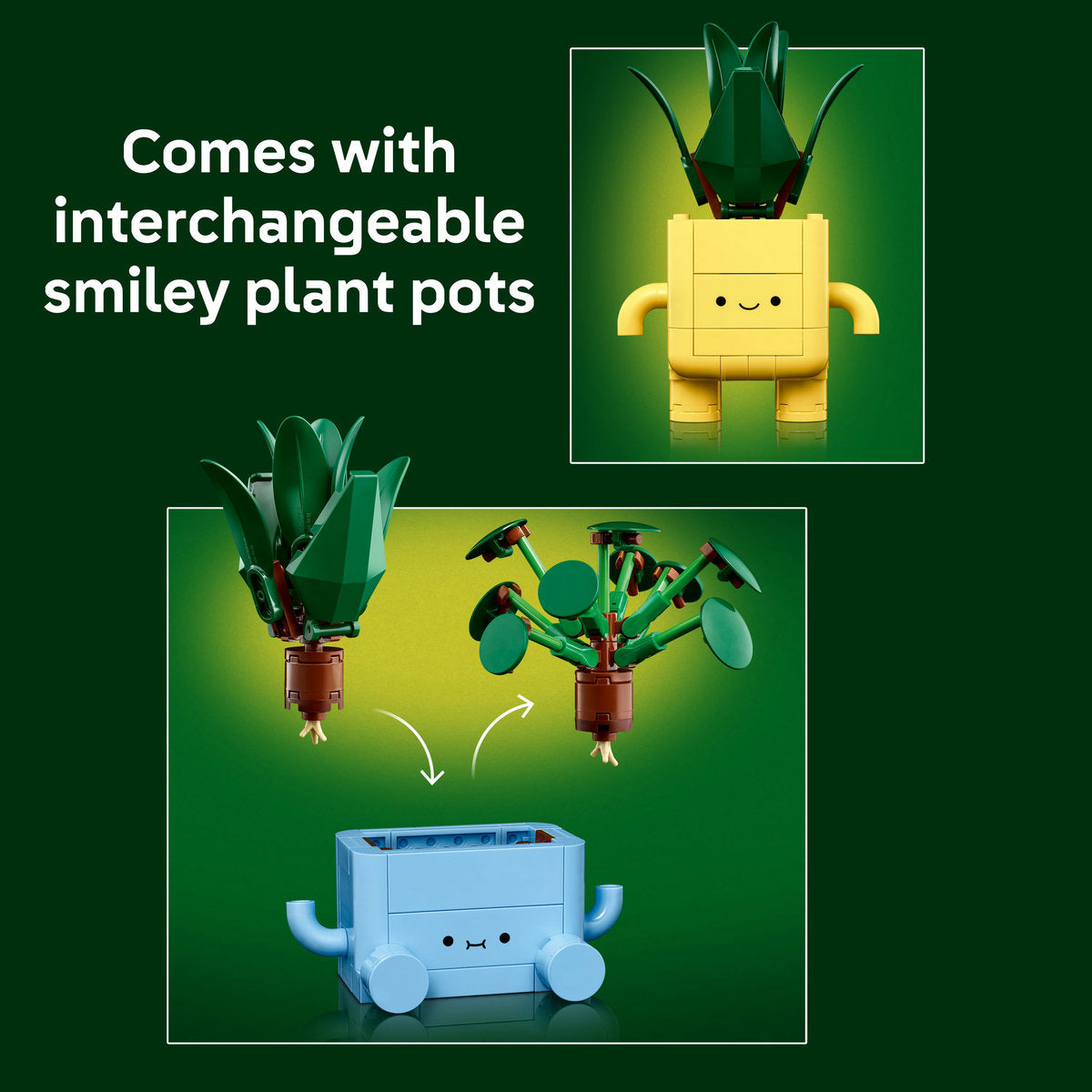 LEGO® Botanicals Happy Plants Shelf Decor Set 10349