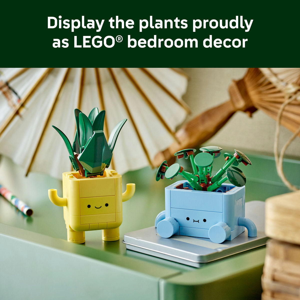 LEGO® Botanicals Happy Plants Shelf Decor Set 10349