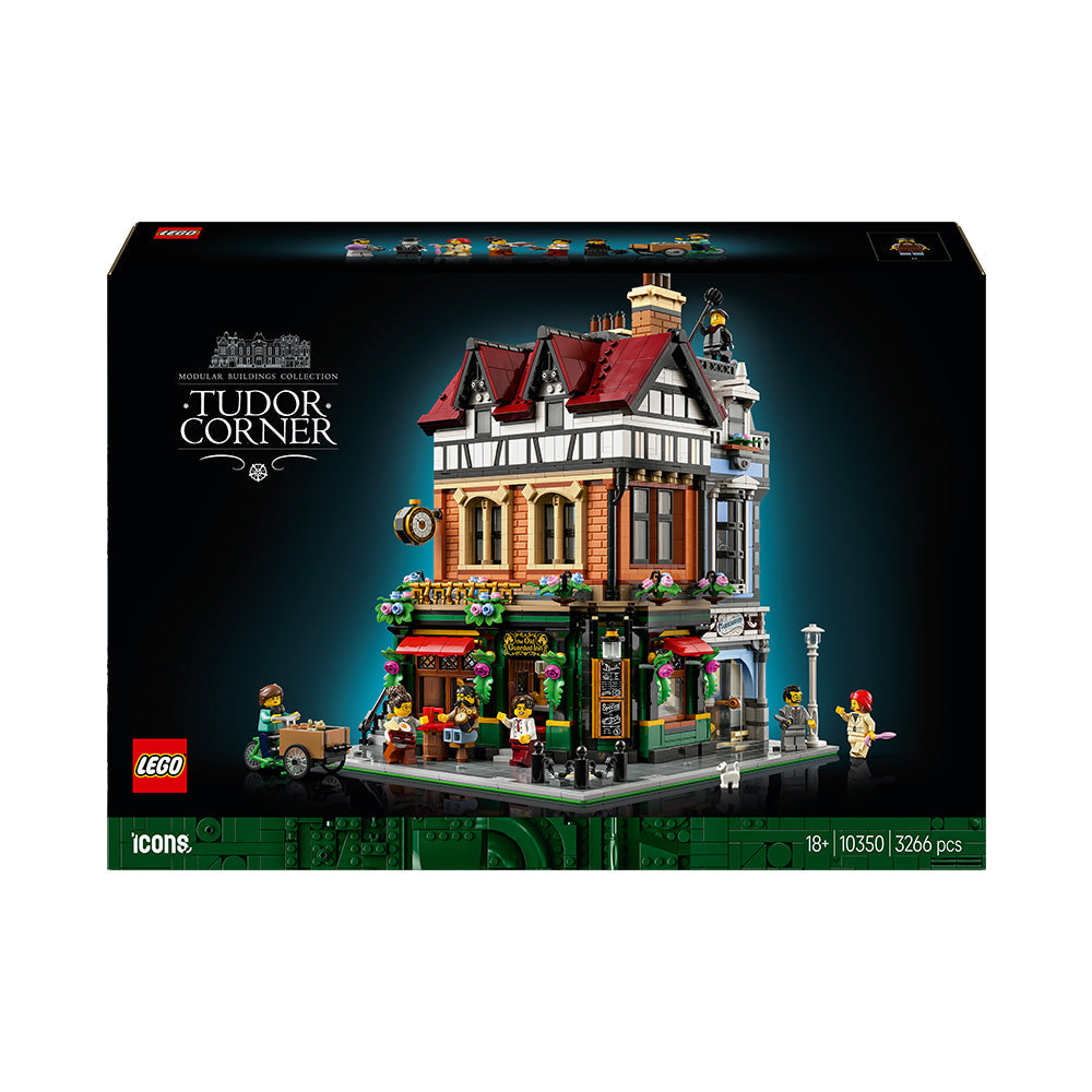 LEGO® ICONS Tudor Corner Model Building Kit for Adults 10350