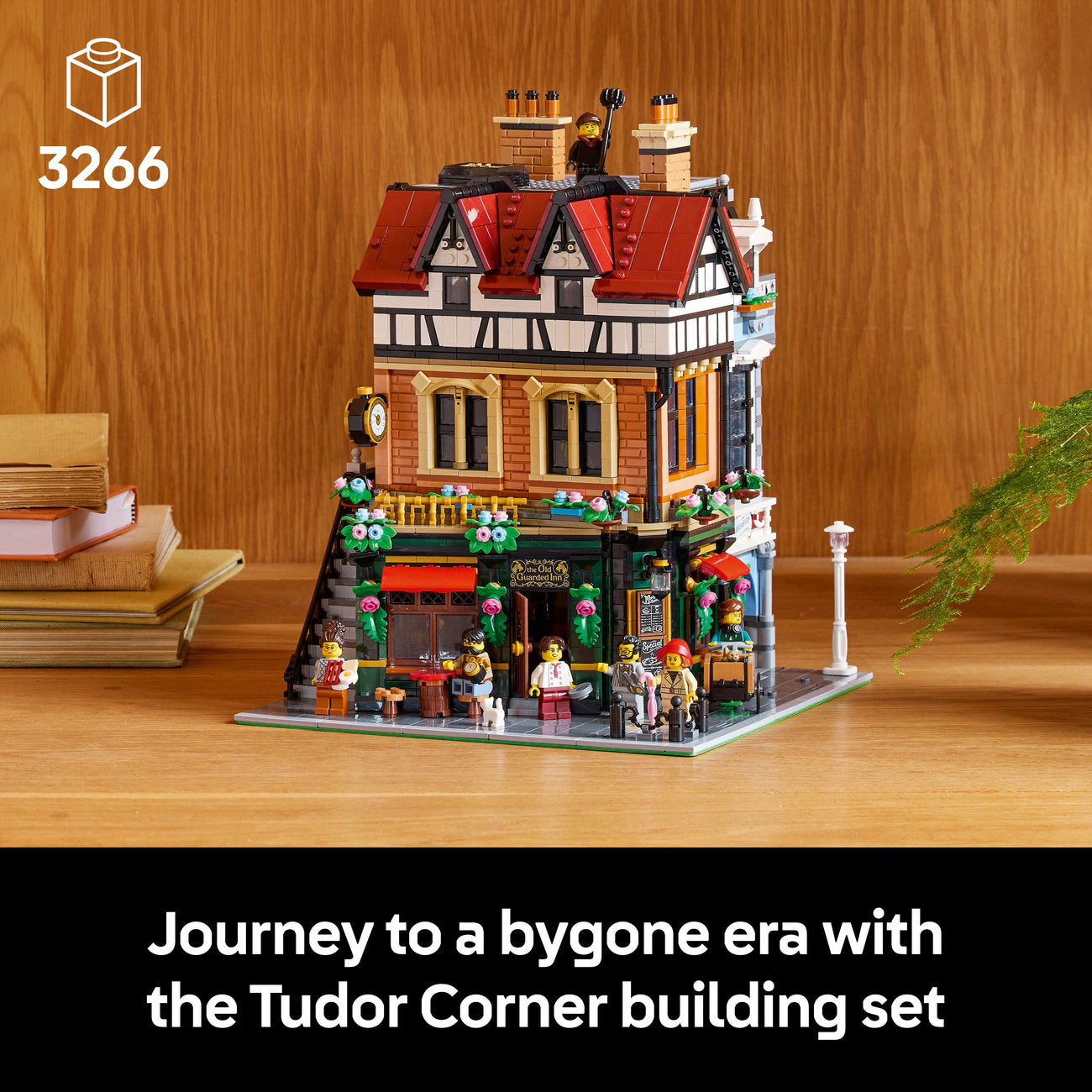 LEGO® ICONS Tudor Corner Model Building Kit for Adults 10350