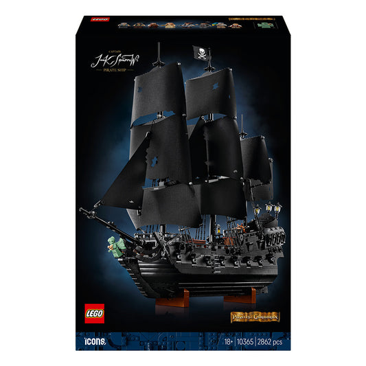 LEGO® ICONS Captain Jack Sparrow’s Pirate Ship, Building Kit for Adults 10365