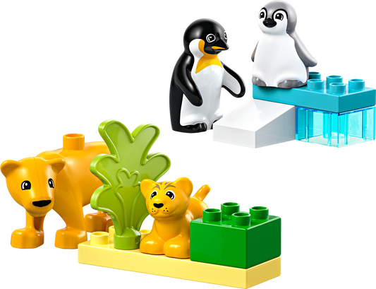 LEGO Wild Animal Families: Penguins & Lions — Set 10442